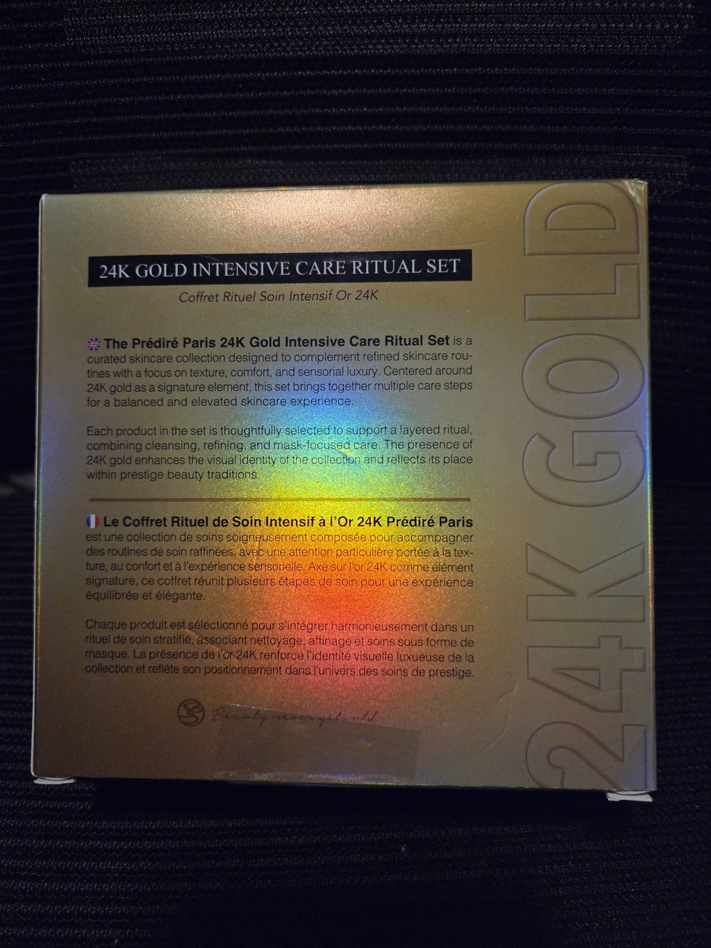 24K Gold Intensive Care Ritual Set - Gold - Picture 3 of 3